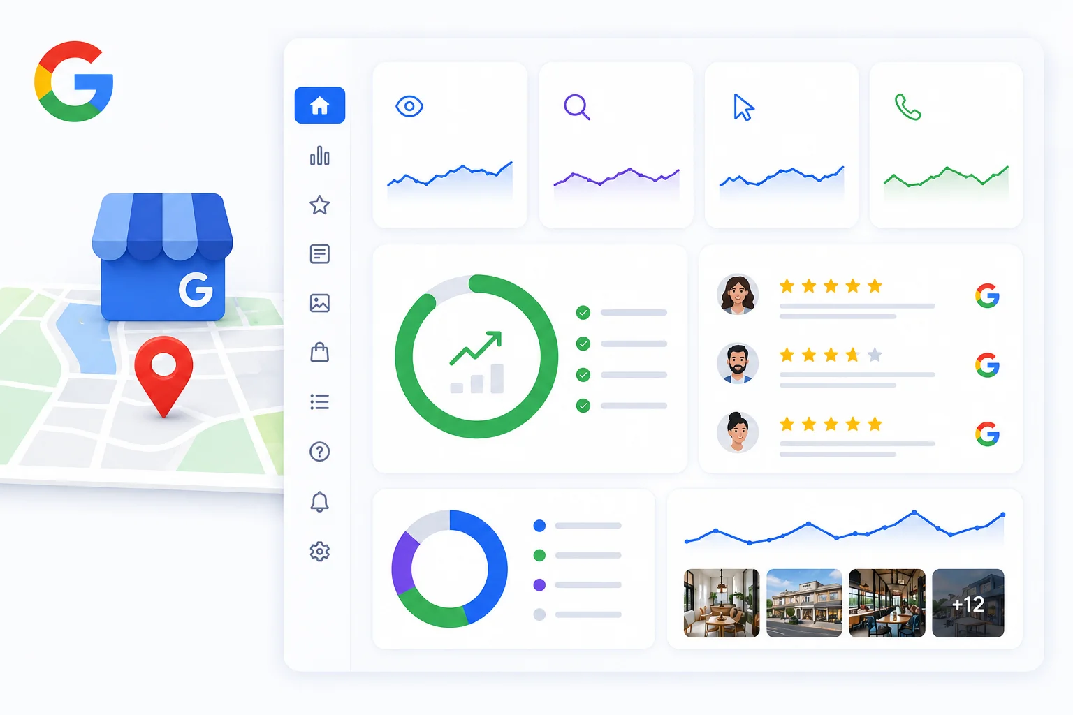 Google Business Profile Manager — connect, manage and analyse your GBP in one place