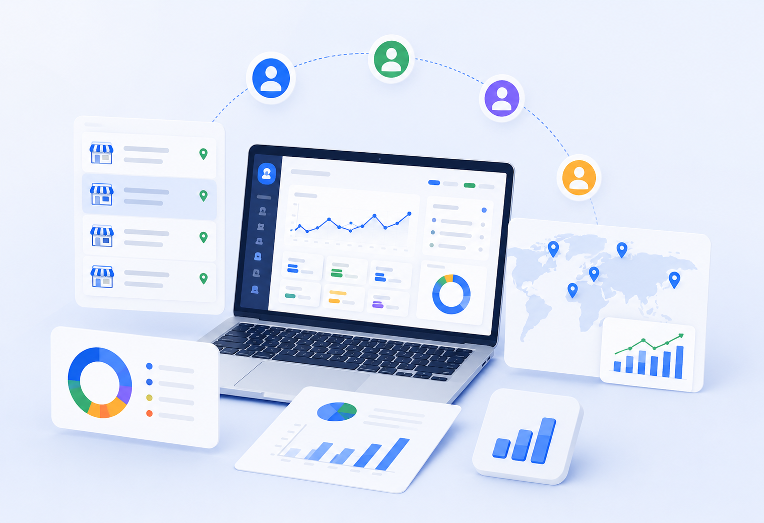 Marketing agency multi-client dashboard